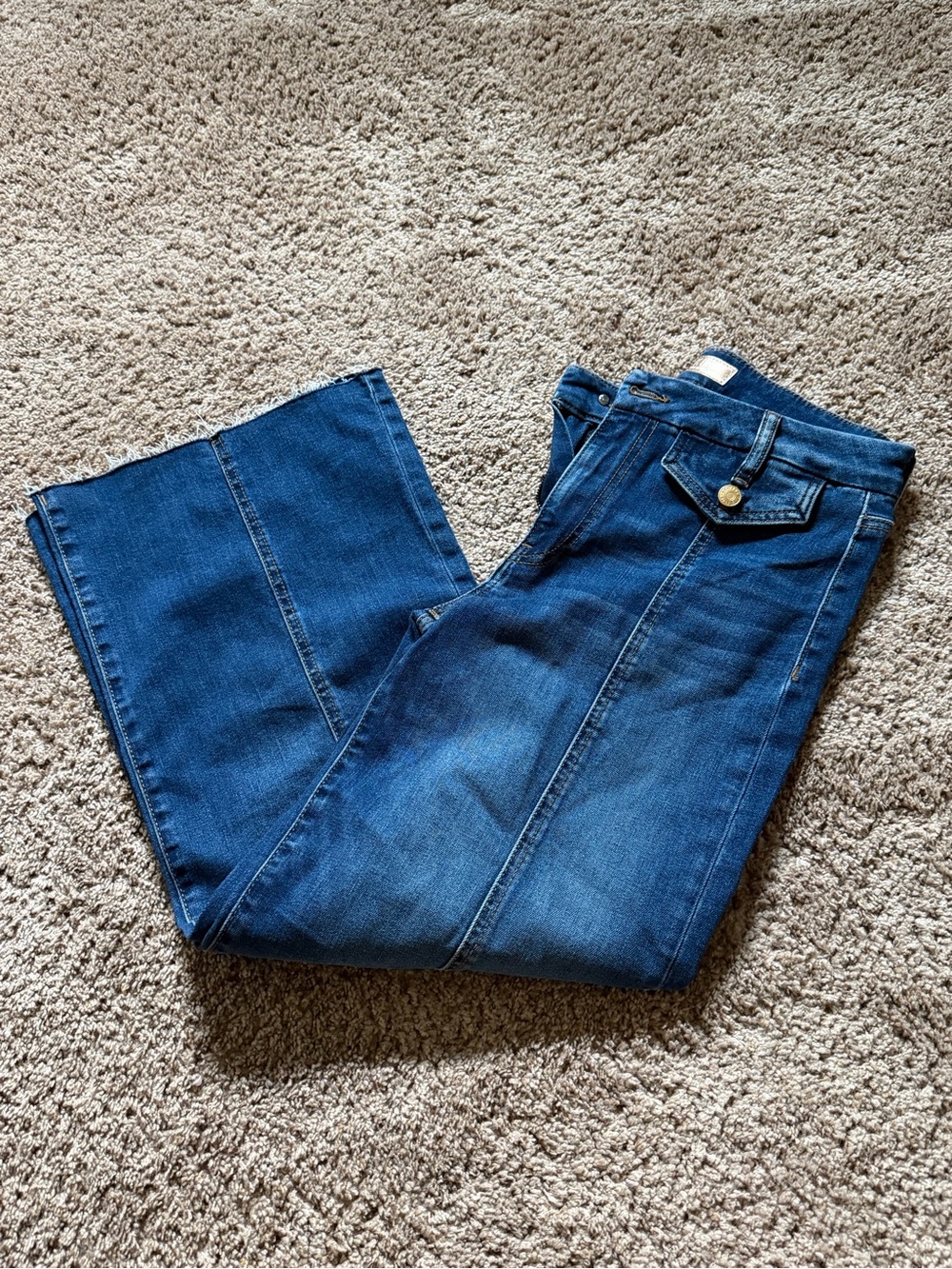Kut from the Kloth Women's Deep Blue Flare Jeans